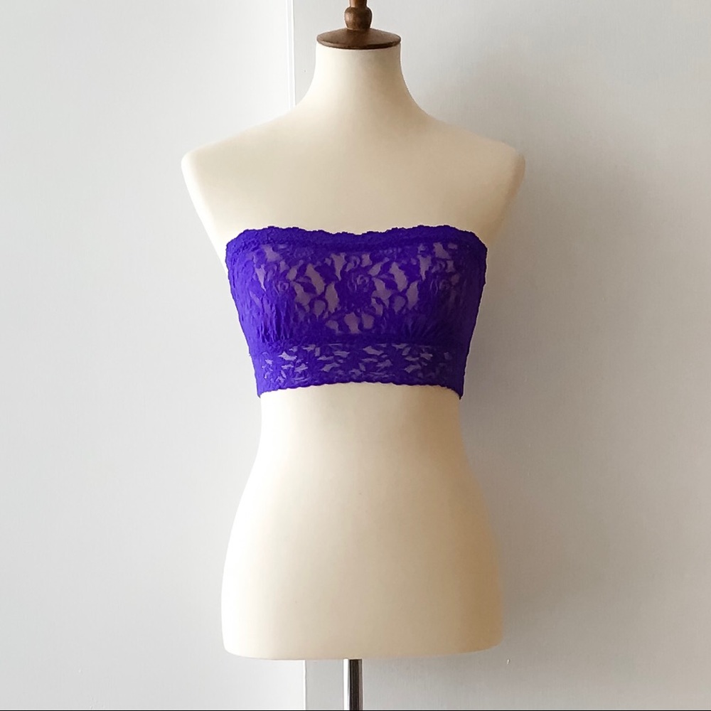 Hanky Panky Purple Lace Bandeau S